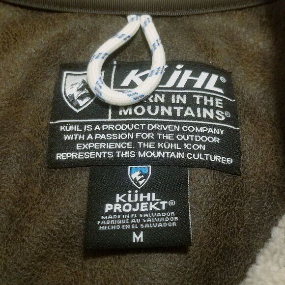 Kuhl Dani Sherpa Vest Women Size M Brown Faux Suede Wool Blend Lining Projekt - Picture 4 of 5